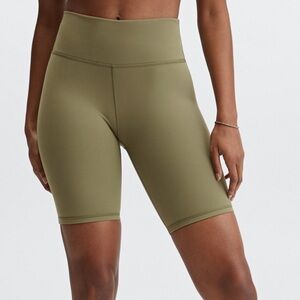Fabletics Define PowerHold® High-Waisted 9'' Short Olive Green